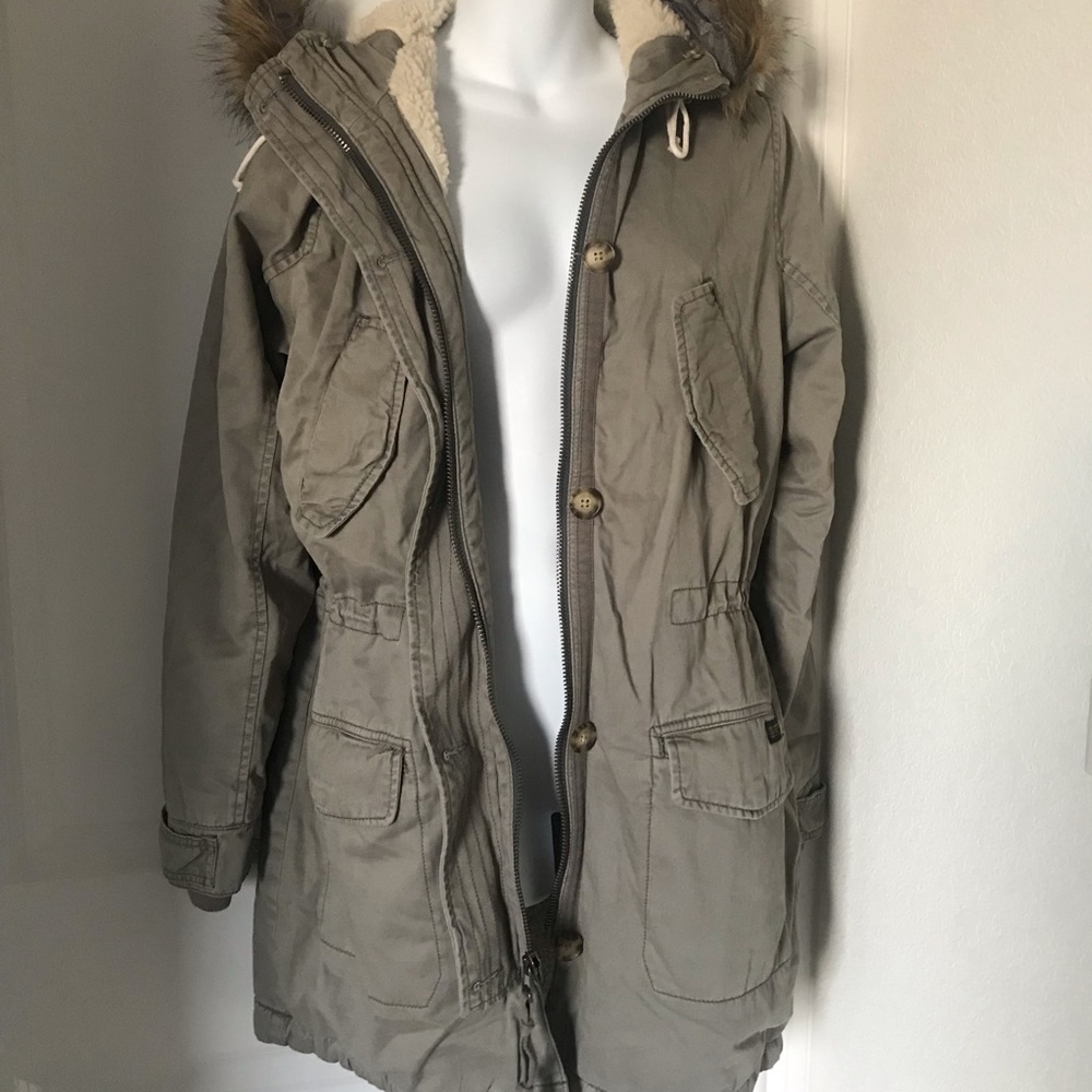 Abercrombie Sherpa Military Parka